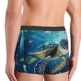 thumbnail image 5 of Fotbe Watercolor Turtle Men’s Total Support Pouch Boxer Briefs, X-Temp Cooling, Moisture-Wicking Underwear, Regular, Long-leg and Trunk-X-Large, 5 of 9