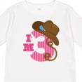 thumbnail image 4 of Inktastic 3rd Birthday 3 Year Old Cowgirl Girls Long Sleeve Toddler T-Shirt, 4 of 5