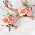 thumbnail image 2 of 2PCS Wrist Corsage, Wedding Bridesmaid and Bridal Wrist Flower Corsage Hand Flower Decor for Prom Party Wedding, 2 of 8