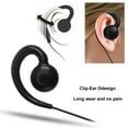 JATOK 2Pack of Headset Swivel Earpiece for Motorola 2 Way Radio Walkie
