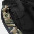 thumbnail image 7 of TAGOLD Mens Flat Front Shorts, Mens Cargo Shorts, Men Casual Camouflage Cotton Shorts with Pockets , Quickly Dried, Soft and Breathable, Black, XXXL, 7 of 7