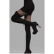 thumbnail image 5 of Chalier Medias altas hasta el muslo para mujer con lazo de encaje sobre la rodilla calcetines de seda para vestir regalos diarios, 5 of 5