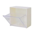 thumbnail image 4 of HEATSHAKING 1Set Wall-Mounted Storage Box for Cotton Pads and Swabs Plastic and Cotton Material 3.34x3.34x1.81 In, 4 of 8