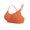 Orange, variant on Wireless Bras for Women Plus Size Side Support No Underwire Criss Cross Bralette Everyday Bra