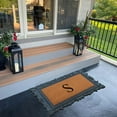 thumbnail image 4 of A1HC Natural Rubber & Coir 24x36 Monogrammed Doormat For Front Door, Anti-Shed Treated Durable Doormat for Outdoor Entrance, Heavy Duty, Low Profile, Easy to Clean, Long Lasting Front Porch Entry Rug, 4 of 7