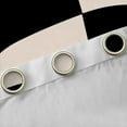 thumbnail image 4 of Homewish Wblack Brown Lines Black Out Curtains,Modern Asbtract Geometric Curtains Pack of 2 (42x63 Each),Minimalism Style Bedroom Curtains For Men Women,Super Cozy Room Decor, 4 of 6