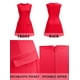 thumbnail image 2 of Vestido Oten 2025, sin mangas, cuello de tortuga, línea A, rojo para mujer, 2 of 5