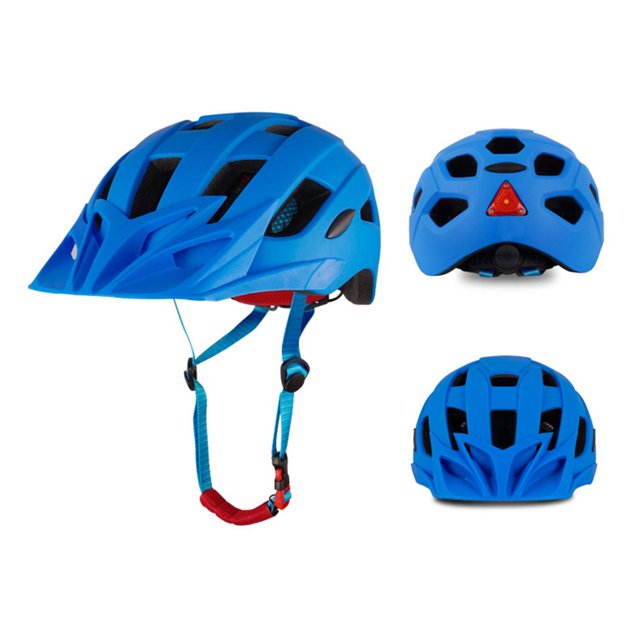 Casco De Bicicleta De Montaña De Carretera Casco De Bicicleta Deportes Casco De Ciclismo De Equitación Ventilado Con Luz De Seguridad Moyic OD015218-01