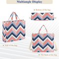 thumbnail image 6 of FORMRS Womens Corduroy Tote Bag Crossbody Shoulder Handbag with Pocket, White Geometric, 6 of 7