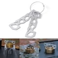 thumbnail image 3 of Extérieur Camping Alcool Poêle Cross Bracket Pot Brûleur Support en Acier Inoxydable, 3 of 8
