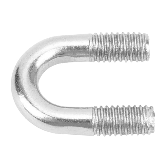 Perno En U, Juego De Pernos En Forma De U De 50 Piezas De Acero Inoxidable 304 Para Construcción E Instalación De Puentes, Túneles, Ferrocarriles ZAQW U Shaped Bolt