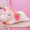 thumbnail image 3 of Peluche de unicornio gigante para niños y niñas, muñeco suave de 25-100cm, 4 colores, almohada, regalo de cumpleaños, 3 of 5