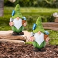 thumbnail image 3 of Tupukom Garden Center Outdoor Garden Statues with Solar Lights Figurines Lawn Ornaments Garden Decoration for Balcony Garden Patio Yard Lawn Gifts for Family and Friends, 3 of 7