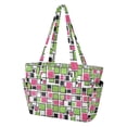 thumbnail image 2 of FORMRS Tote Bag for Women Quilted Large Capacity Travel Work Carry On Shoulder Handbag, Abstract Geometric, 2 of 7