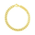 thumbnail image 1 of 14K Yellow Gold Cuban Link Bracelet Size 7.25 inches, 1 of 3