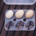thumbnail image 4 of Caja amiento de huevos a prueba de golpes, contenedor pa refrigerador, Picnic, e, , 6 Rejillas 7.9x5.8x6in Sunnimix Titular de huevo, 4 of 8