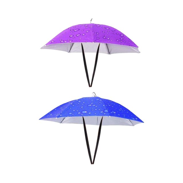 Sombrero de de 2 piezas, gorros de lluvia plegables manos jinwen sombrero de paraguas