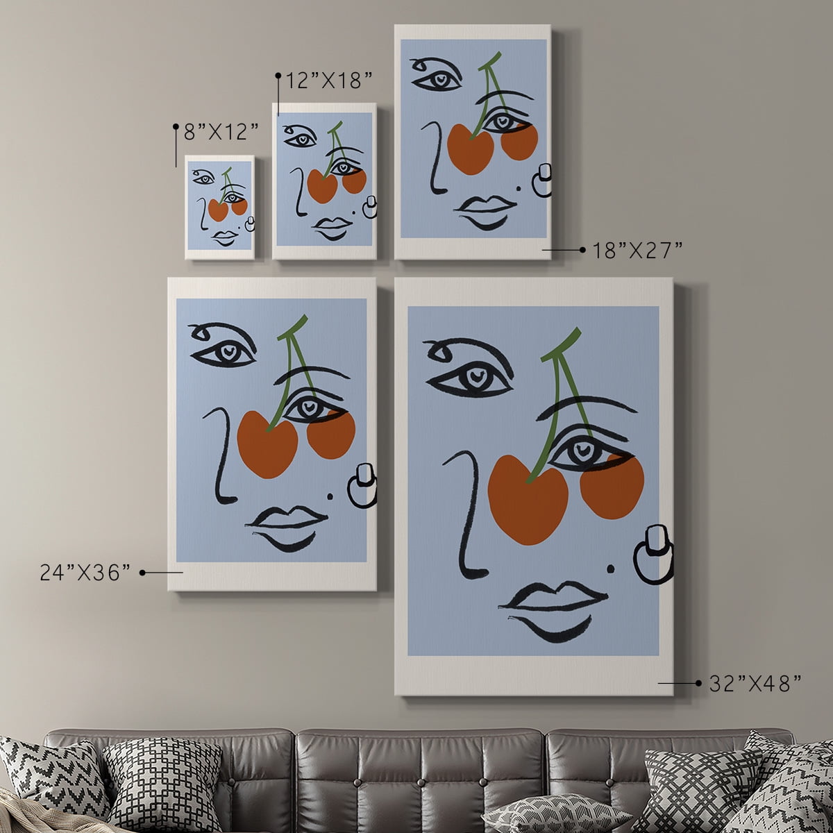Cherry Baby II Premium Gallery Wrapped Canvas - Ready to Hang