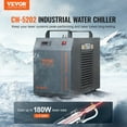 thumbnail image 2 of VEVOR Refroidisseur d'Eau Industriel, CW-5202, Refroidisseur d'Eau Industriel Système de Refroidissement avec Compresseur Intégré Réservoir d'Eau 7 L Capacité 18 L/min Débit Max, pour Machine de Gravure au Laser CO2 Machine de Refroidissement, 2 of 9