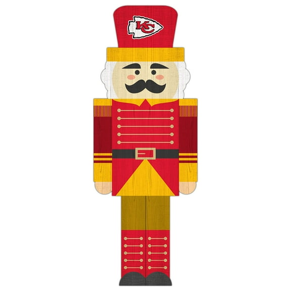 Kansas City Chiefs 31'' Nutcracker Leaner