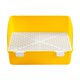 thumbnail image 2 of Caja de para inodoro, jaula cuadrada, caja para ir al baño, bandeja de entrenamiento para conejillos de indias, bandeja de entrenamiento para Amarillo, 2 of 8