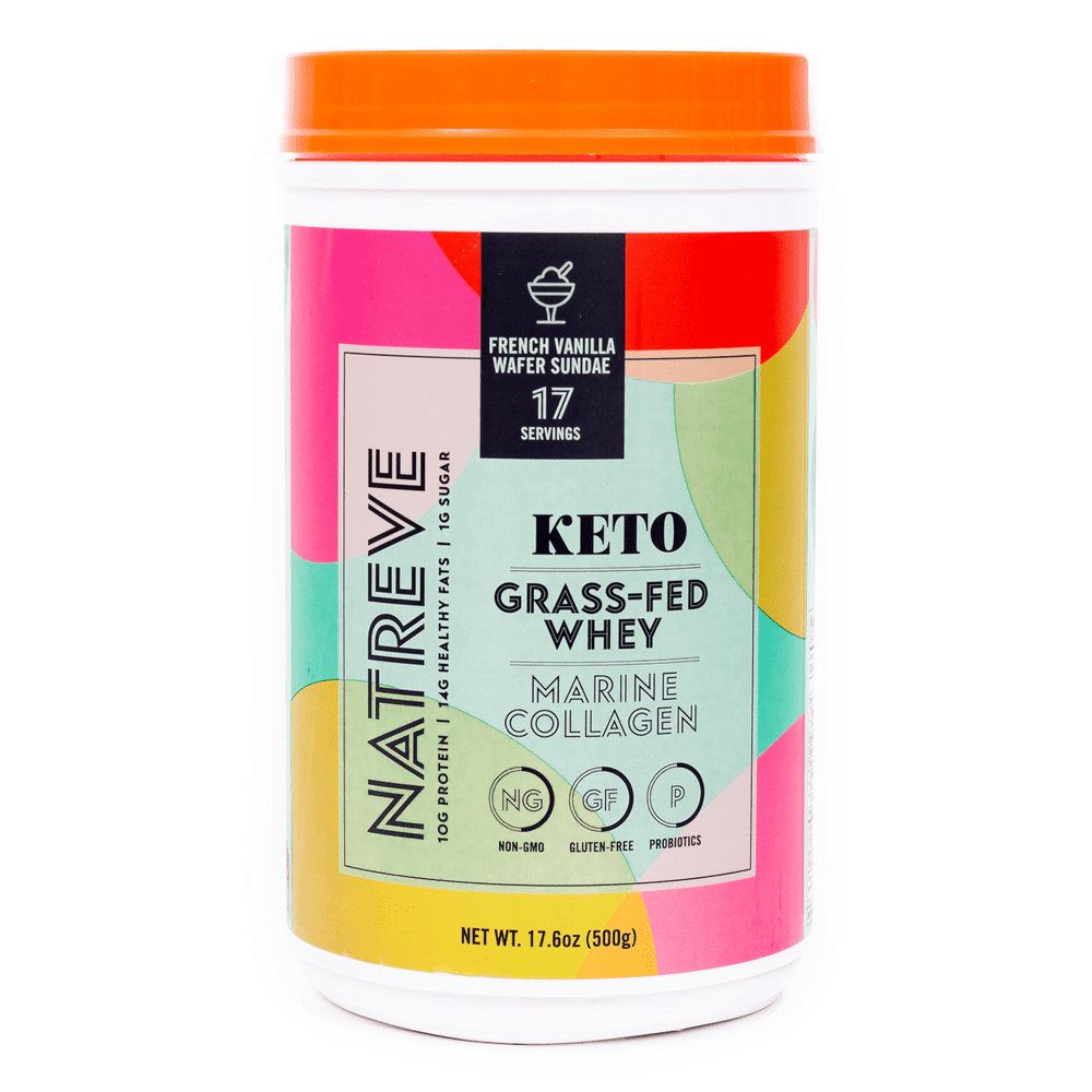 Natreve Keto Collagen Protein Powder, French Vanilla, 1.1 lb Walmart
