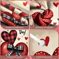 thumbnail image 4 of Heart-shaped Love Banner Puppy Pattern Heart Display Red Pink Rose Decor Romantic Backdrop for Valentine's Day Wedding Pet Party, 4 of 9