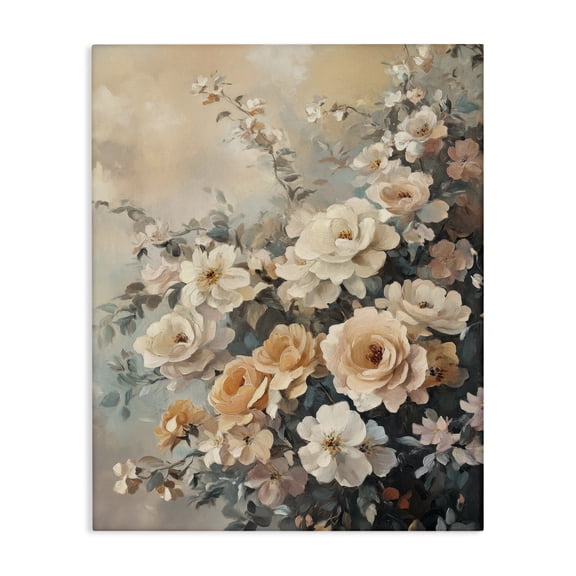 Stupell Industries Shabby Chic Dreamy Rosy Florals Canvas Art, 16 x 20, by Petals Prints Design