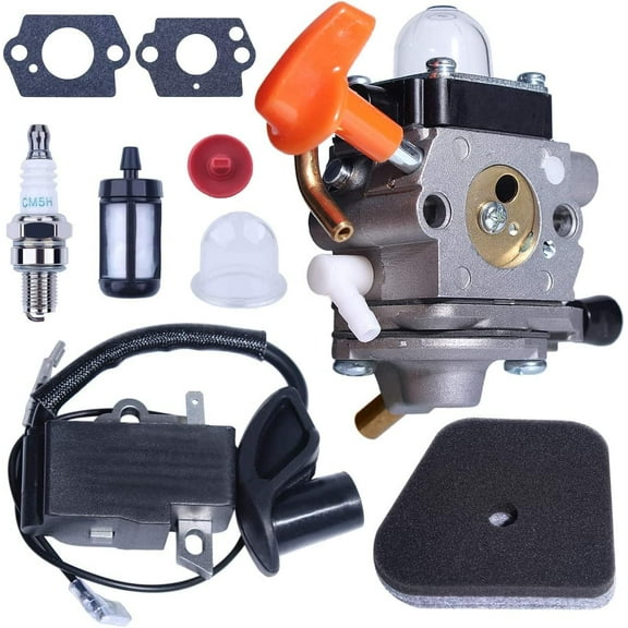 Carburetor Ignition Coil Tune-up Kit Replacement for FS87 FS90 FC95 FS100 FS110 KM90 Trimmer