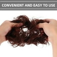 thumbnail image 5 of USHOBE Hair Bun Accesorio Marrón Conveniente Para Peinados Casuales Con Humano Real, 5 of 5