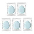 thumbnail image 3 of TISHITA 3x5x Finger Powder Puff Mini Makeup Puff for Repair Cream Concealer Eye Shadow Blue 3 Pcs, 3 of 8