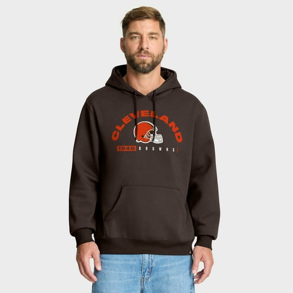 Men's Fanatics Brown Cleveland Browns Delay of Game Legacy Pullover Hoodie