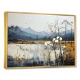 thumbnail image 2 of Designart "Tranquil Minimalism In Beige And Blue Countryside IV" Countryside Floater Framed Canvas Prints, 2 of 5