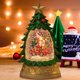 thumbnail image 4 of Lámpara de nieve navideña con forma de globo y agua, para festival, luz nocturna, Papá Noel con nieve que cae, decoración de escritorio, regalos, 4 of 5