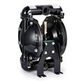 thumbnail image 2 of Cozyel Air-Operated Double Diaphragm Pump - 1 Inch Inlet & Outlet, Aluminum, 35 GPM Max 120PSI, QBY4-25L, 2 of 4