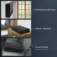 thumbnail image 6 of ABUKY Gun Safe for Pistols, Biometric Pistol Safe Firearm Quick-Access Safe, with Fingerprint Lock or Key Pad, Smart Handgun Safe Gun Lock Box for Home, Office, 6 of 8