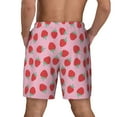 thumbnail image 4 of Daiia Hand Drawn Strawberry Mens Swim Trunks Swim Shorts Quick Dry Swim Shorts with Mesh Lining Pockets-XX-Large, 4 of 9