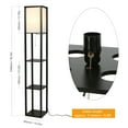 thumbnail image 4 of Tomshine Modern Shelf Floor Lamp with Remote Control & Pulling, 4 of 8