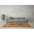 thumbnail image 3 of Ahgly Company Indoor Rectangle Medallion Brown Traditional Area Rugs, 2' x 3', 3 of 4