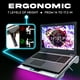 thumbnail image 4 of Base Refrigerante para Laptop KLIM Everest con Ventiladores Turbo de 4300 RPM y RGB, 4 of 7