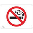 thumbnail image 1 of No Smoking Sign, 10" x 14", Aluminum, Pictogram, 1 of 1