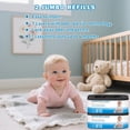 thumbnail image 4 of 4Packs Jumbo Square Refills Disposal Bags Refill Compatible with Diaper Genie Compact, Select Pails and Classic Version Pails, Hold Up to 810 Newborn-Sized Diapers Per Refill, 4 of 5