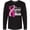 AB-Black, variant on Inktastic Breast Cancer Awareness I Support My Mom with Pink Ribbon Long Sleeve T-Shirt
