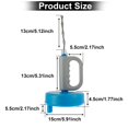thumbnail image 2 of MesaSe Portable Ironing Machine Handheld Steam Iron Fast Heating Clothes Steamer Iron Mini Iron Steamer Wrinkle Remover for Clothes Home Travels  Black, 2 of 7
