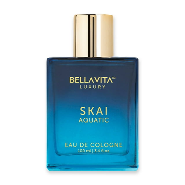 BELLAVITA Skai Acuático Unisex, Perfume para Mujer y Hombre, 100 ml