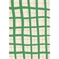thumbnail image 2 of 1x Studio 24x32 Black Ornate Wood Framed with Double Matting Museum Art Print Titled - Green Grid, 2 of 4