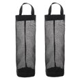 thumbnail image 1 of 2 Pcs Support de Sac en Plastique, Distributeurs, Support de Sacs à Ordures Contenants de Recyclage en Maille Suspendus Distributeurs de Rangement Suspendus Pliants Sac à Ordures en Maille Organiser, 1 of 5