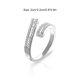 thumbnail image 3 of Sonducket Anillo de apertura para mujer, anillos de circón de Metal de cobre, decoraciones de mano, joyería de moda para chicas y damas para citas, joyas Ropa, zapatos y accesorios Miscelánea Sonducket AP014422-00, 3 of 6