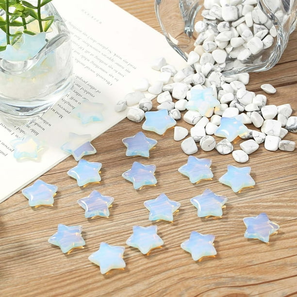 20 Pc Star Crystals Set Blue Sodalite Stone Natural Gemstones Star Crystal Stone Polished Stones Luck Stones