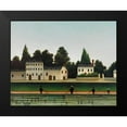 thumbnail image 2 of Rousseau, Henri 14x12 Black Modern Framed Museum Art Print Titled - Landscape and Four Fisherman, 2 of 5